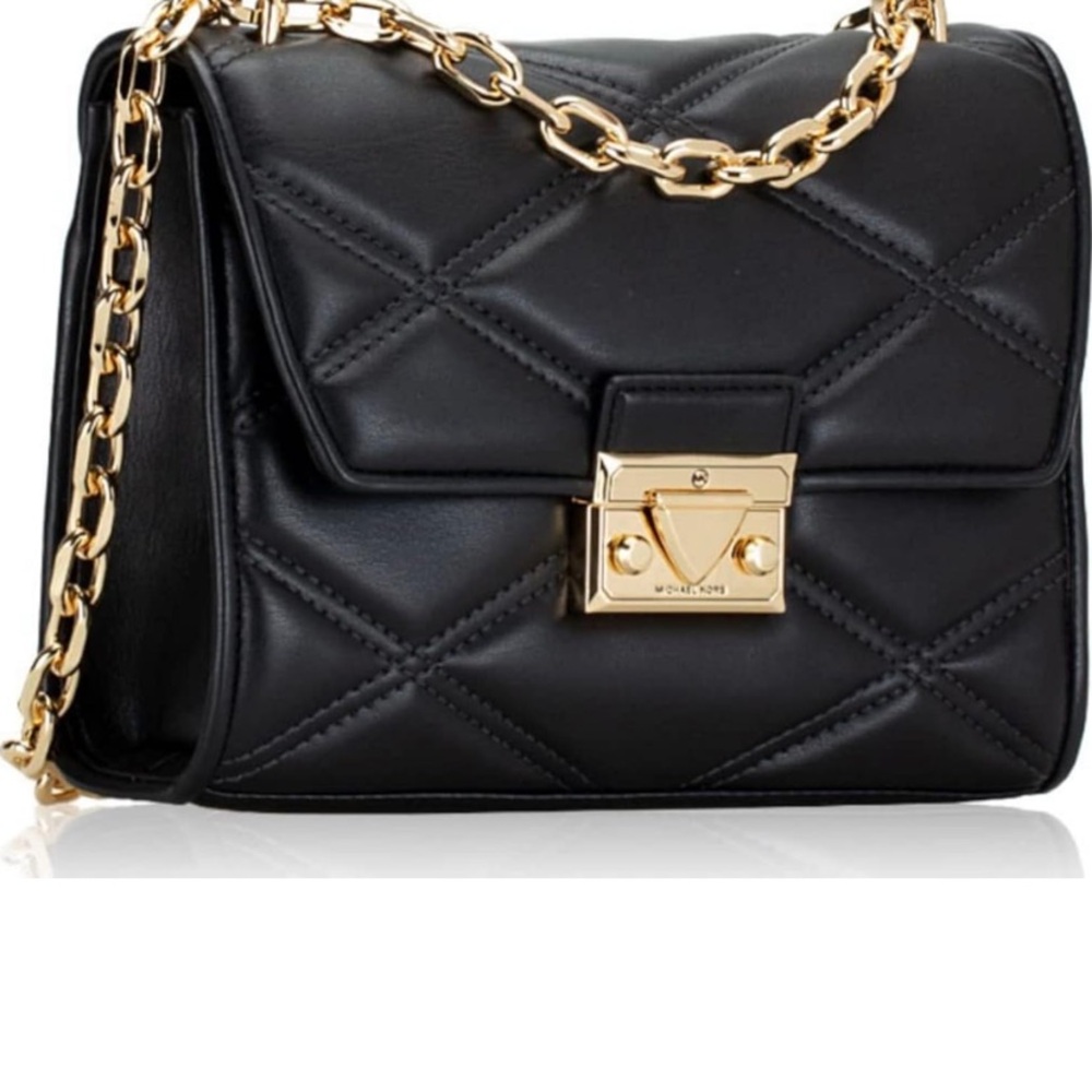 Michael Kors Serena Medium Flap Shoulder Bag - Picture 3 of 5